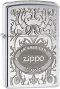 Personalized American Classic Elegant Filigree Lighter Zippo - Free Engraving # 24751 - Christmas, Halloween & Valentines Day Gift