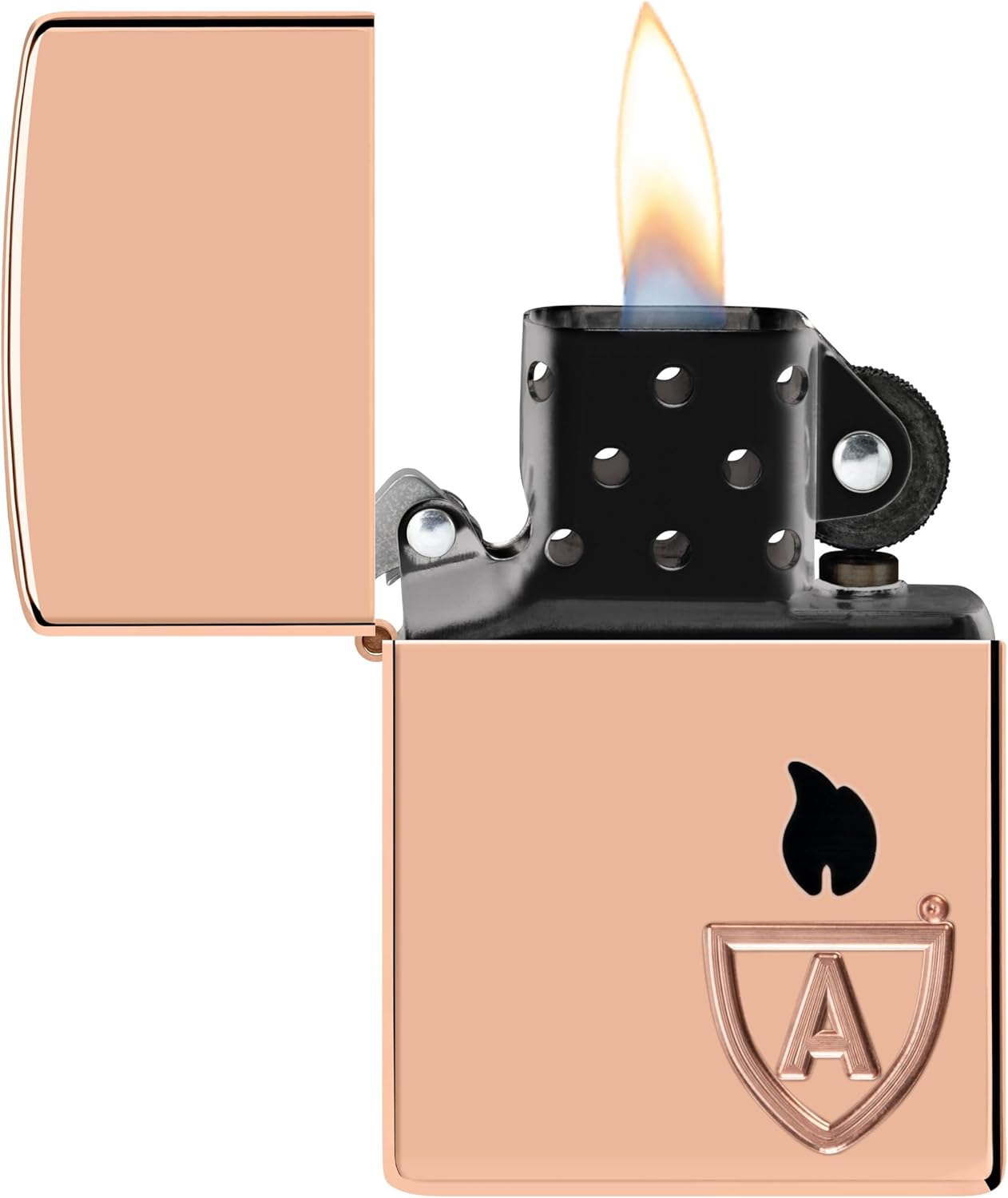 Zippo Lighter Copper Armor High Polish Collectable Limited Edition Unisex Pink Uni, Taglia unica, 46171-Rosa
