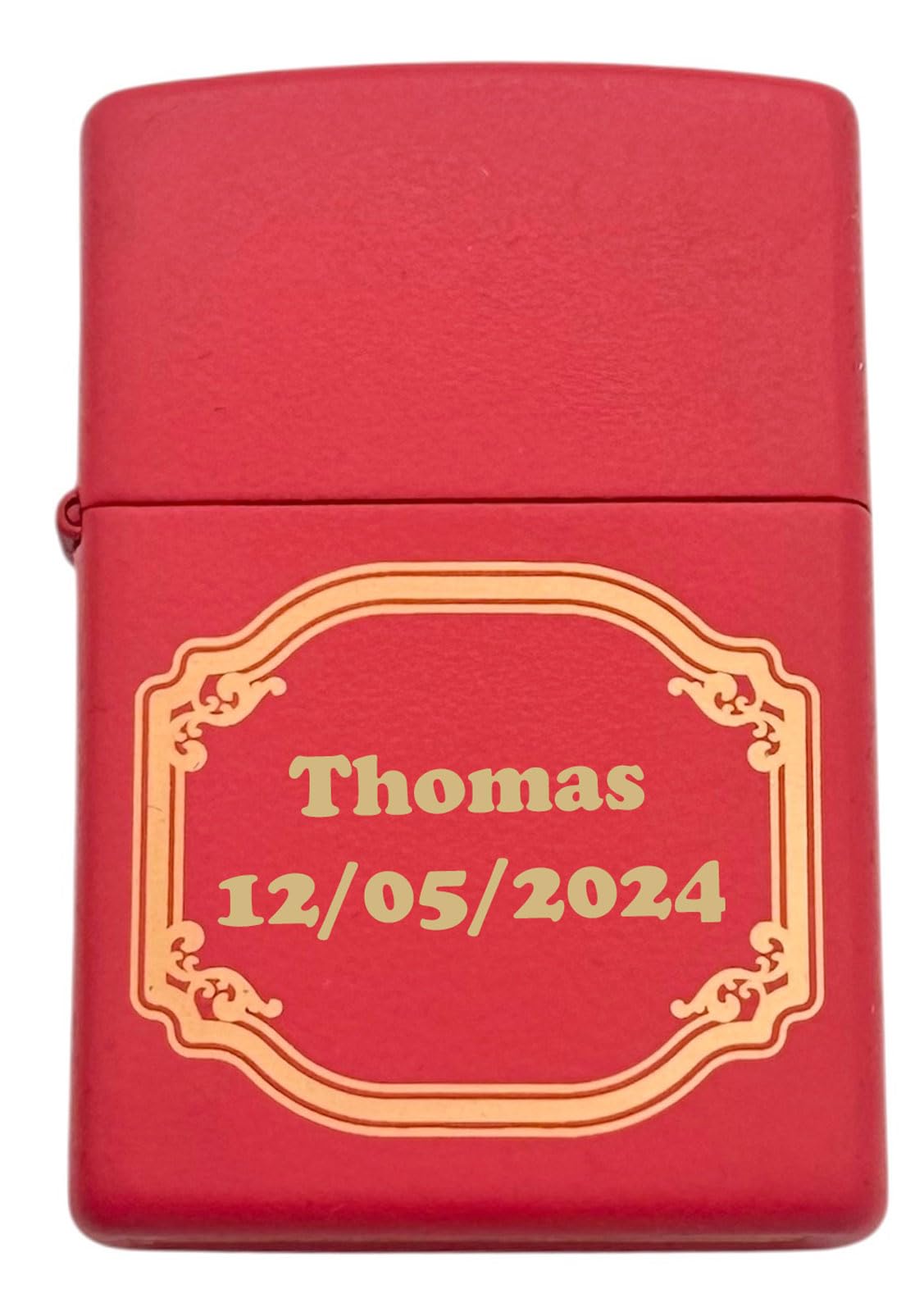 Personalized American Classic Elegant Design Lighter Zippo - Free Engraving - Christmas, Halloween & Valentines Day Gift (Gold HP)