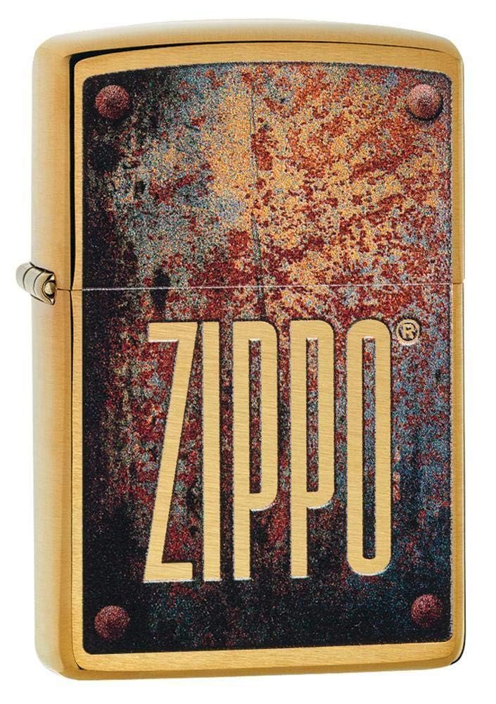 Personalized American Classic Elegant Design Lighter Zippo - Free Engraving - Christmas, Halloween & Valentines Day Gift (Gold HP)
