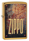 Personalized American Classic Elegant Design Lighter Zippo - Free Engraving - Christmas, Halloween & Valentines Day Gift (Gold HP)