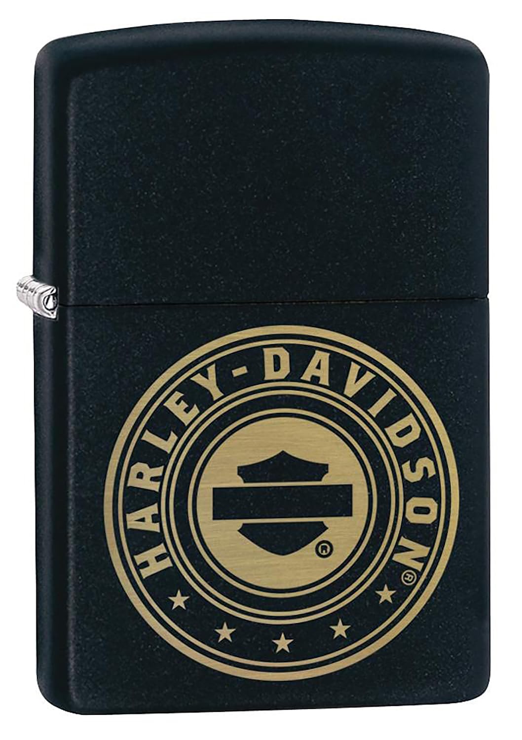 Personalized Zippo Harleey-Daviddson Windproof Oil Lighter Engraving - Christmas, Halloween & Valentines Day Gift (Black Ice)
