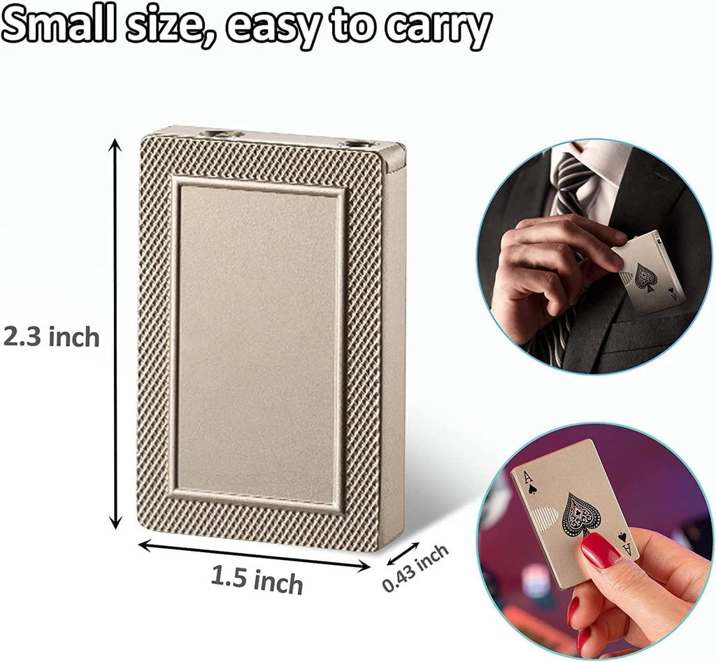 Men's Windproof Lighter - Butane Lighter with Adjustable Spray - Black