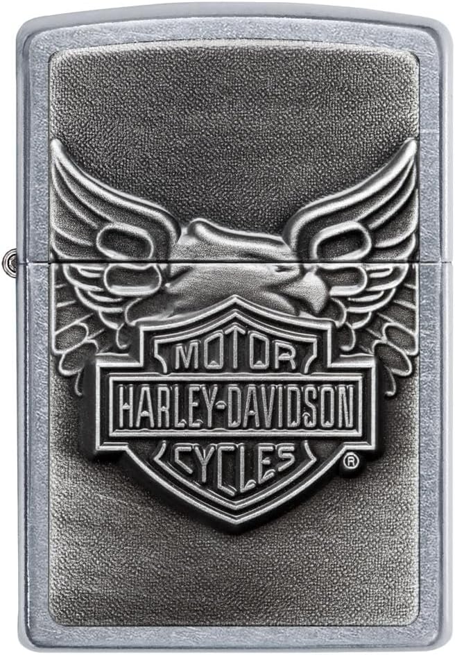 Personalized Clasic Zippo Harleey-Daviddson Windproof Oil Lighter Free Engraving (20230) - Christmas, Halloween & Valentines Day Gift
