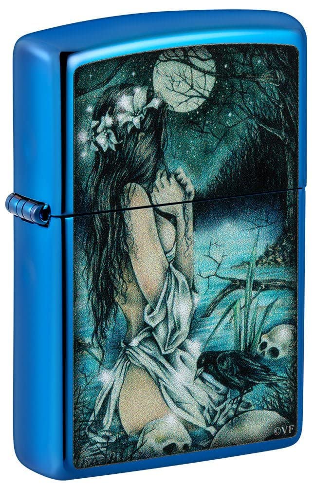 Personalized American Classic Elegant Design Lighter Zippo - Free Engraving - Christmas, Halloween & Valentines Day Gift (Gold HP)