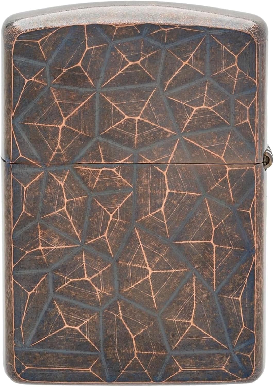 Zippo Oil Lighter with Special Sticker, Flint, Brass, Armor Base, Copper, Barrel Treatment, Double-Sided Zippo Neo Metor CpB