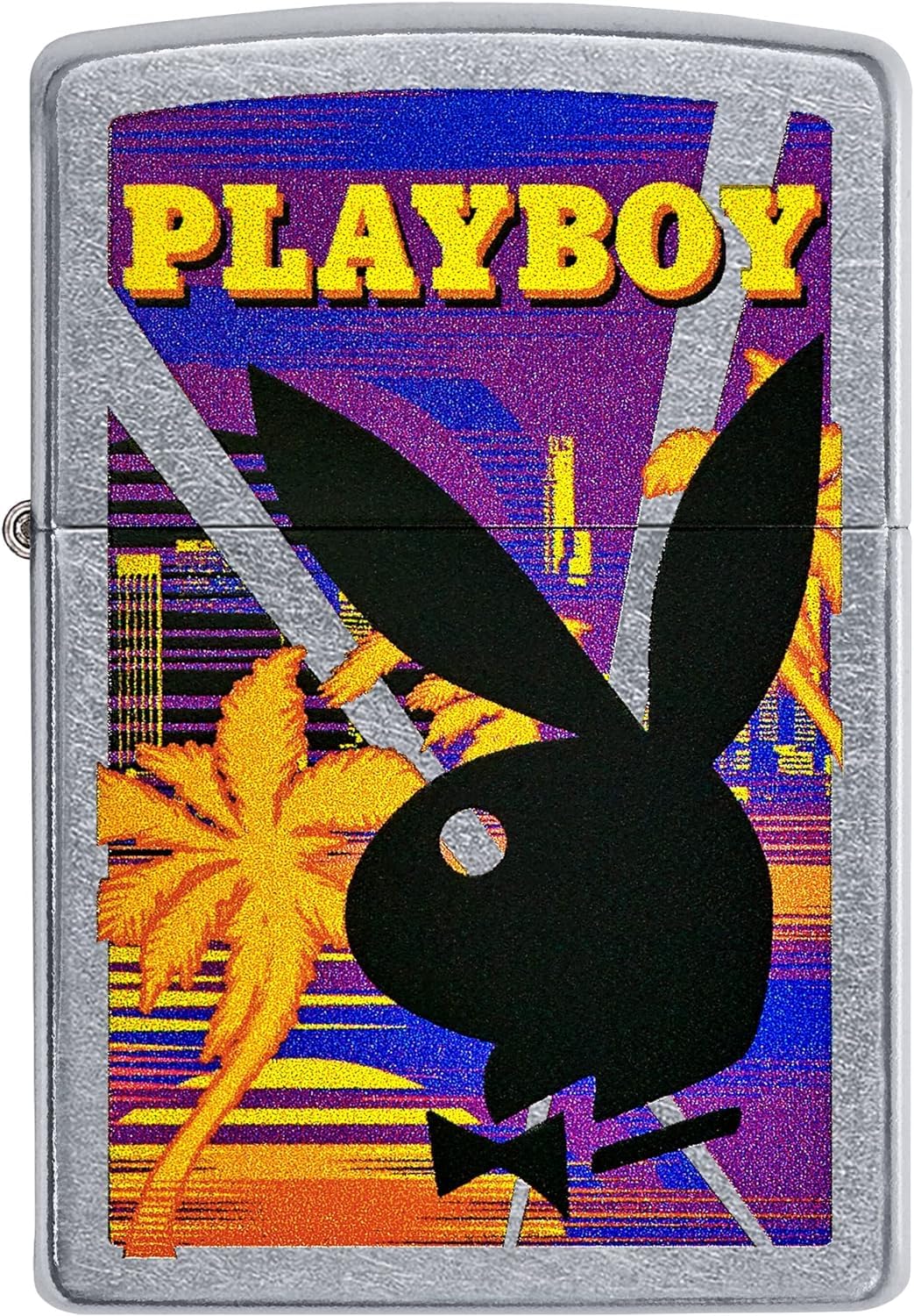 Personalized Zippo Playboy Windproof Lighter Free Engraving - Christmas, Halloween & Valentines Day Gift (Gold)