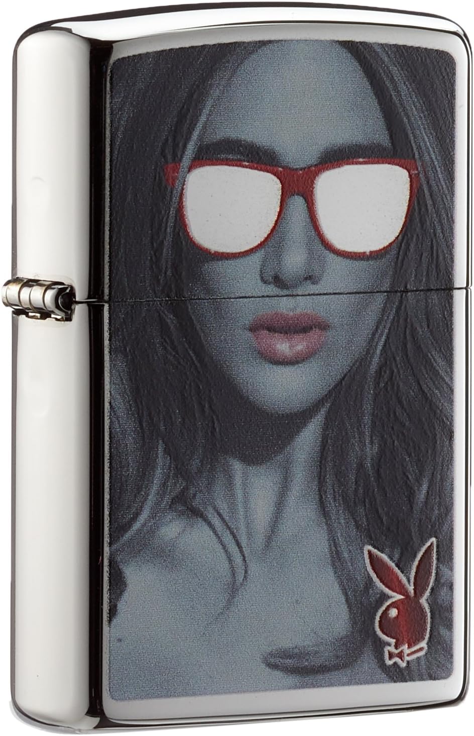 Zippo Playboy Bunny with Petrol Lighter – Brass, Stainless Steel 1 x 6 x 6 cm