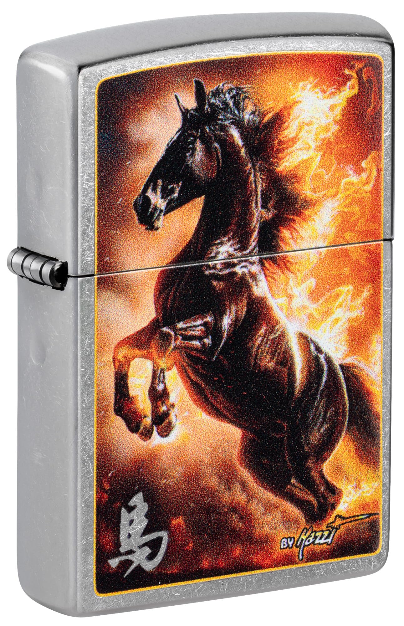 Zippo Animal Flair Design Armor High Polish Blue Pocket Lighter