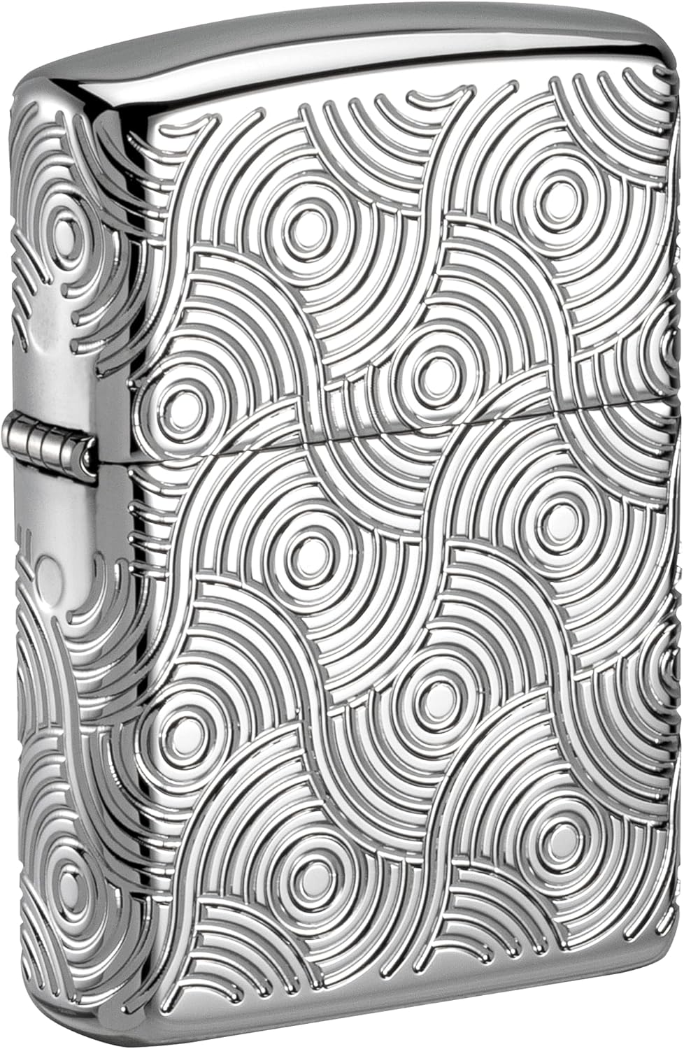 Zippo Lighter, Metal, Armor High Polish Chrome, Standard Size