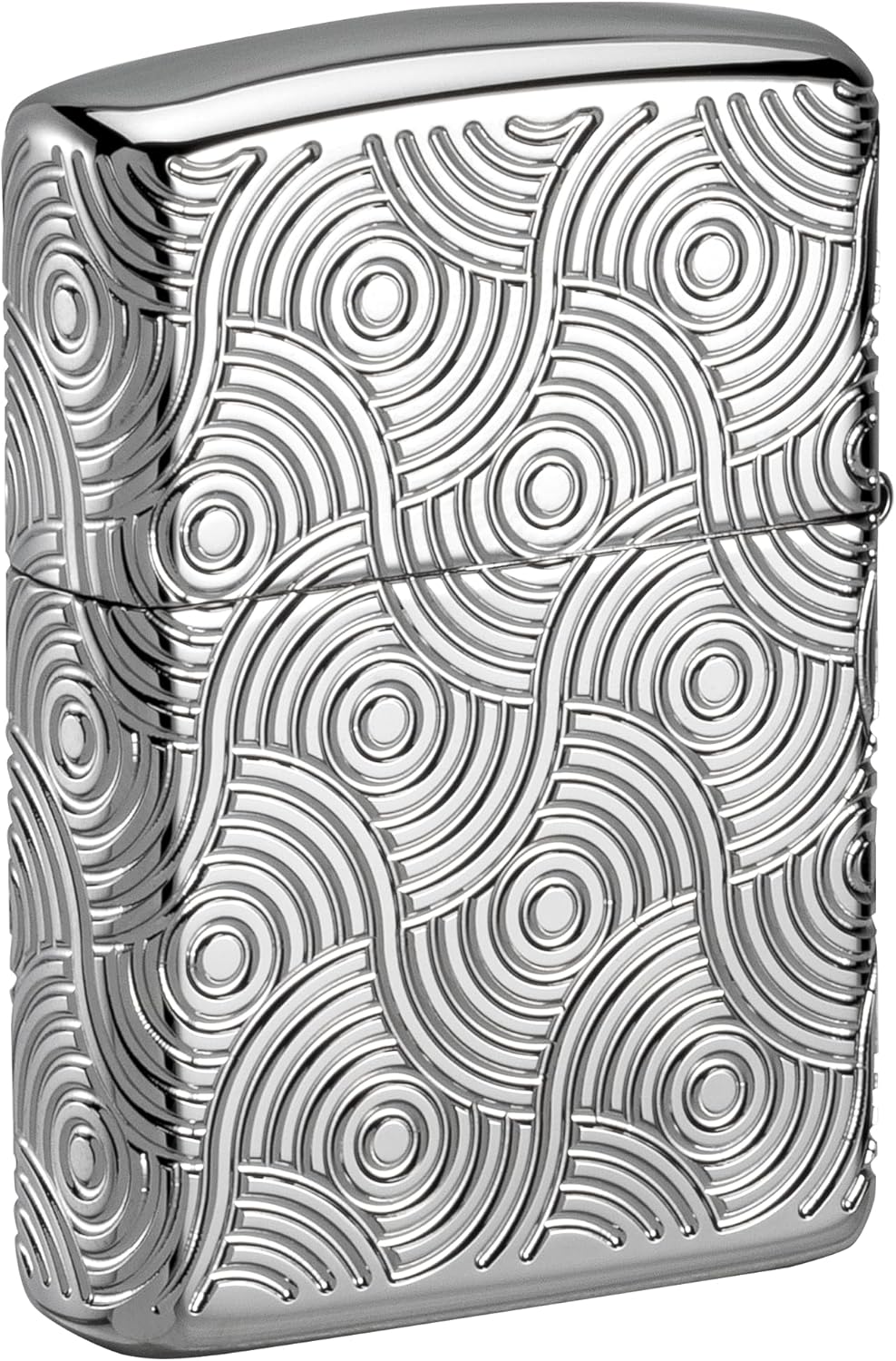 Zippo Lighter, Metal, Armor High Polish Chrome, Standard Size